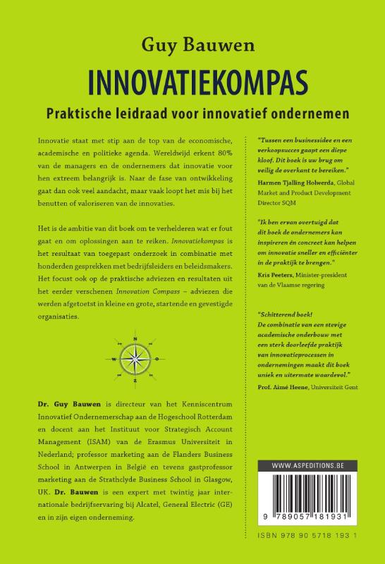 Achterkant van Innovatiekompas
