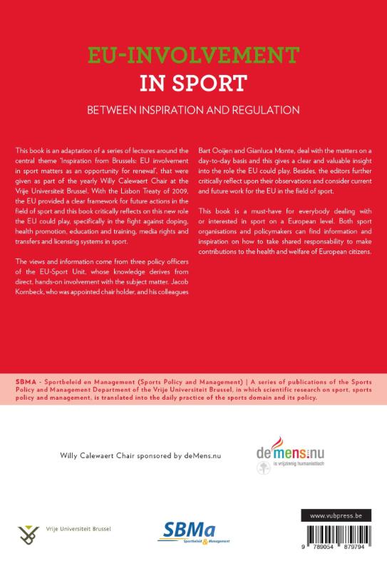 Achterkant van EU-involvement in sport