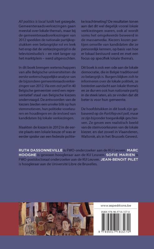 Achterkant van De lokale kiezer