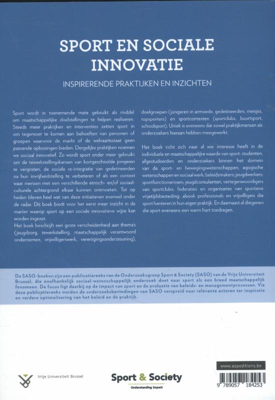 Achterkant van Sport en sociale innovatie