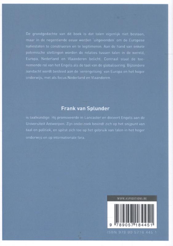 Achterkant van Taalstrijd