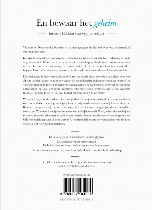 Achterkant van En bewaar het geheim