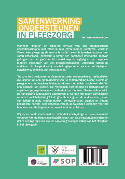 Achterkant van Samenwerking ondersteunen in pleegzorg