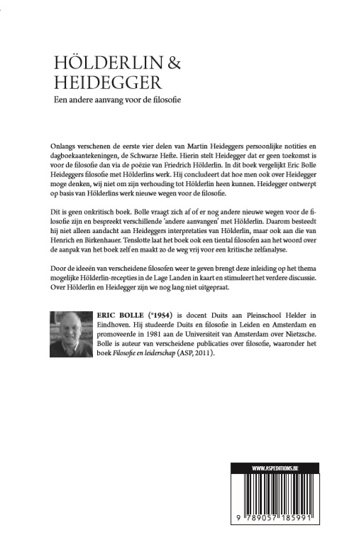 Achterkant van Hölderlin & Heidegger