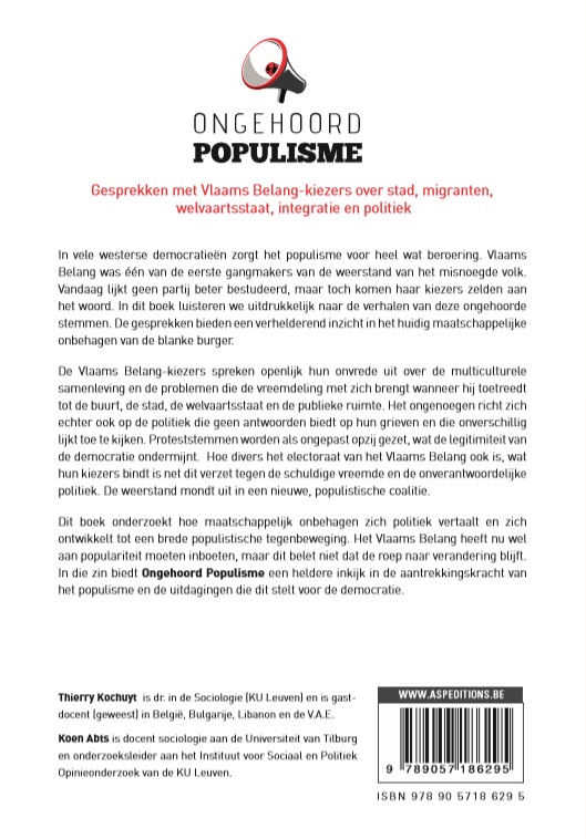 Achterkant van Ongehoord populisme