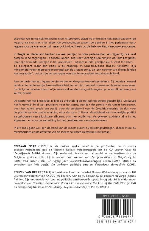 Achterkant van De spelregels van de democratie