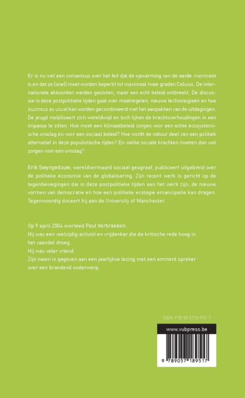Achterkant van Klimaatactie in gele hesjes