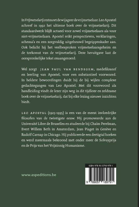 Achterkant van Vrijmetselarij