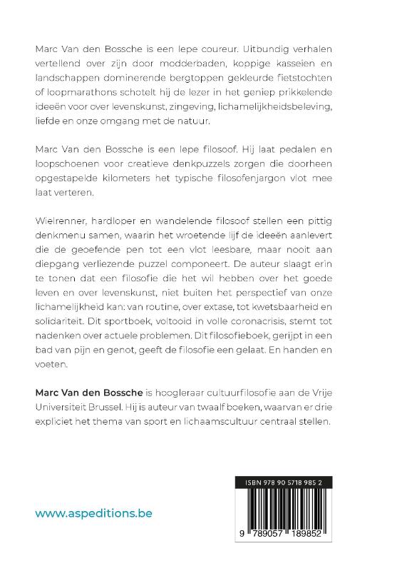 Achterkant van Sport en het goede leven