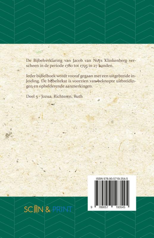 Achterkant van Jozua, Richteren & Ruth