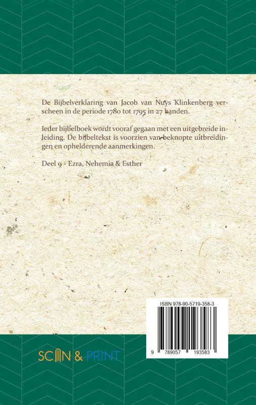 Achterkant van Ezra, Nehemia & Esther