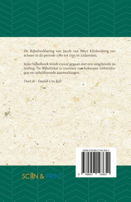 Achterkant van Daniel t/m Joël