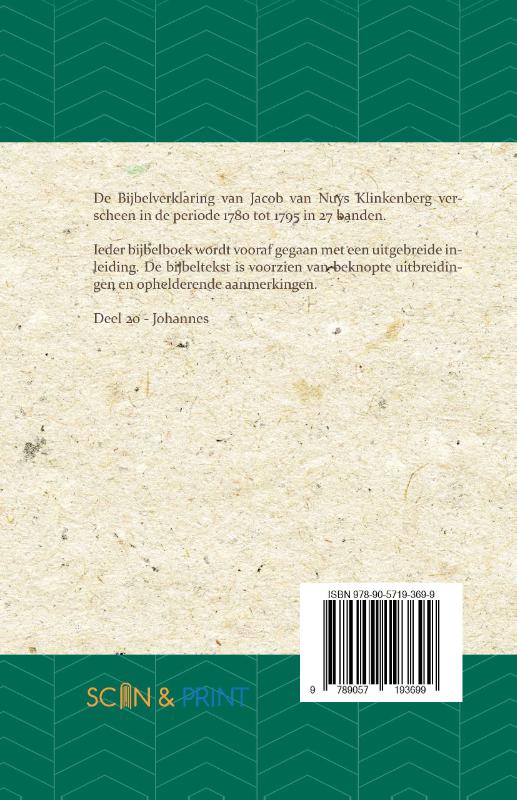 Achterkant van Johannes