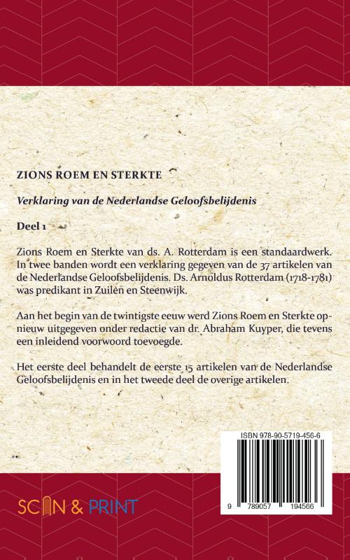 Achterkant van Deel 1