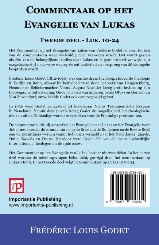 Achterkant van Tweede deel Luk. 10-24