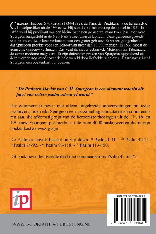 Achterkant van De Psalmen Davids 2