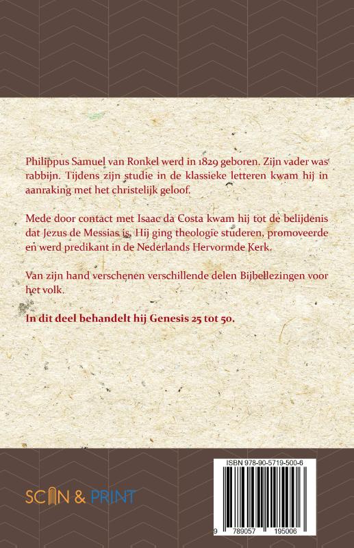 Achterkant van Genesis 25-50