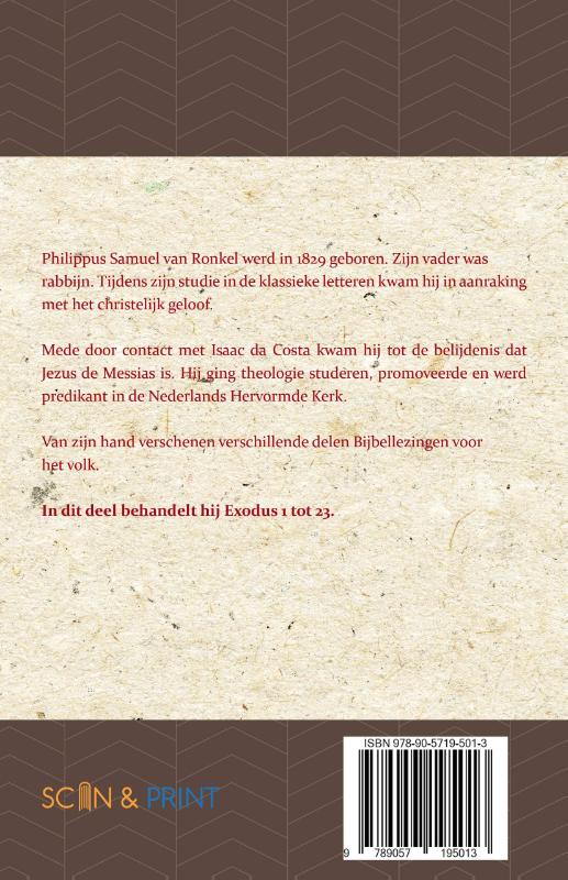 Achterkant van Exodus 1-23