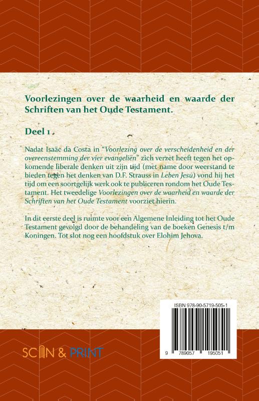 Achterkant van Deel 1