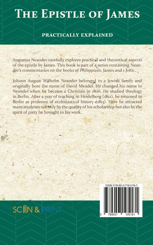 Achterkant van The Epistle of James