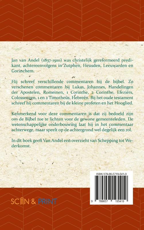 Achterkant van Handleiding bij de beoefening der gewijde geschiedenis
