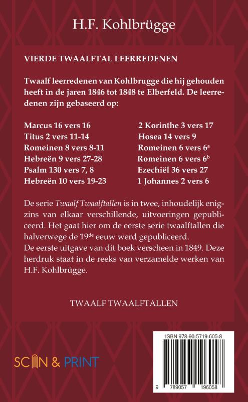 Achterkant van Twaalftal Leerredenen I - 4