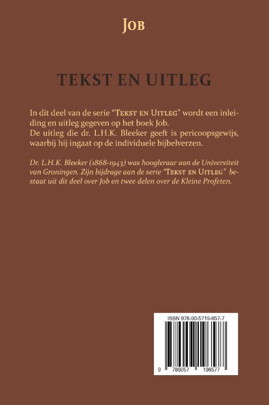 Achterkant van Job