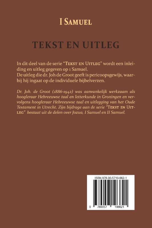 Achterkant van I Samuel