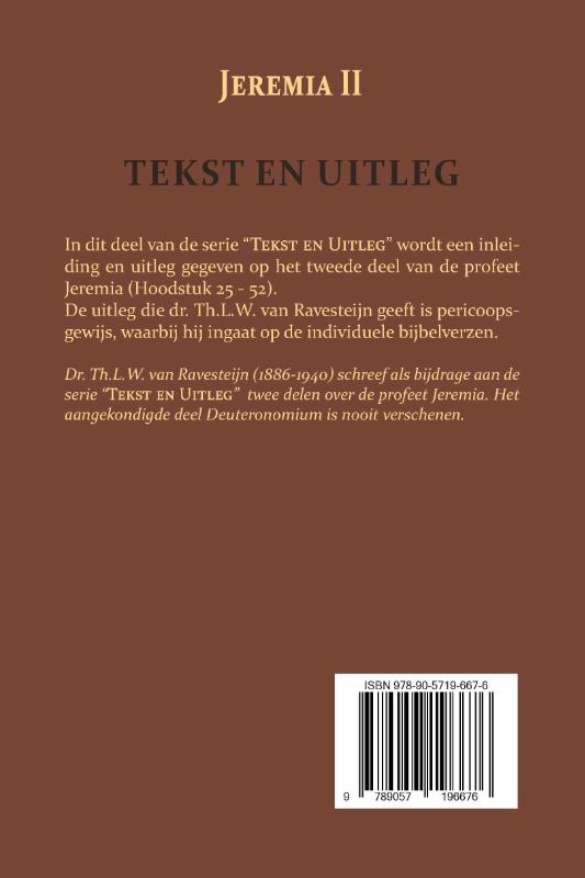 Achterkant van Jeremia II