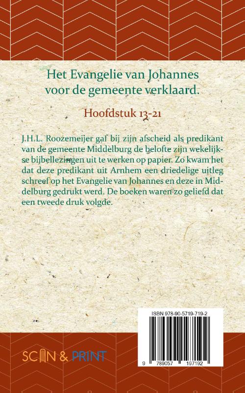 Achterkant van Het Evangelie van Johannes voor de Gemeente verklaard 3