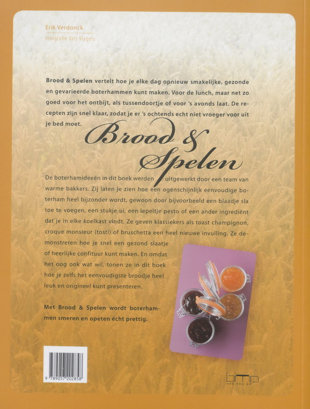 Achterkant van Brood & Spelen