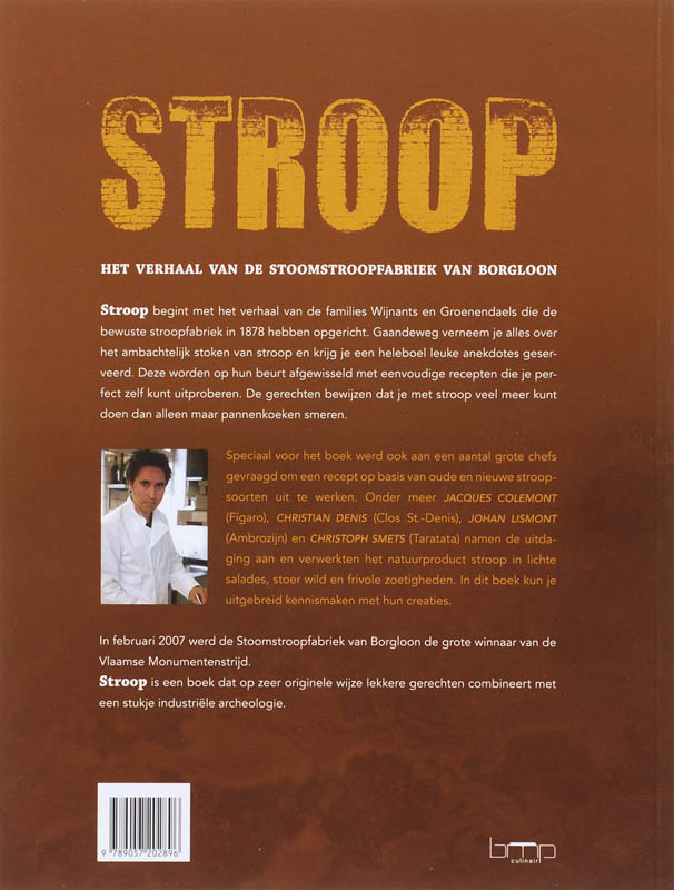 Achterkant van Koken met stroop