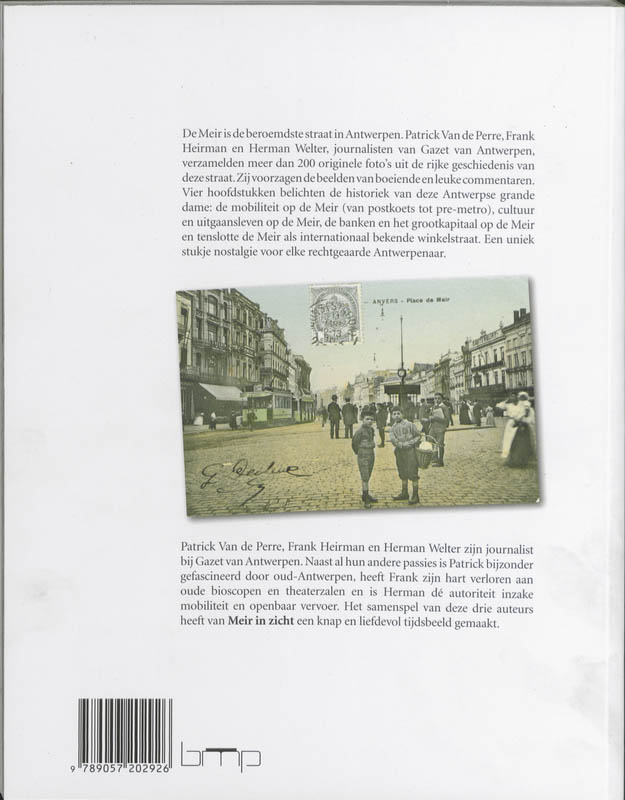 Achterkant van 750 jaar Meir