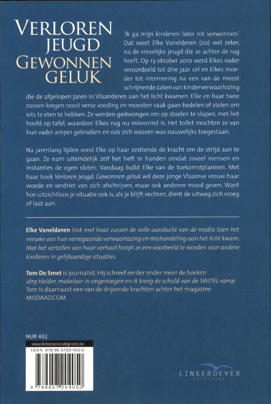Achterkant van Verloren jeugd Gewonnen geluk