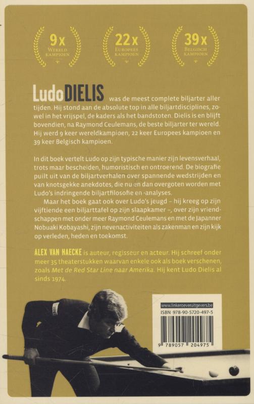 Achterkant van Ludo Dielis