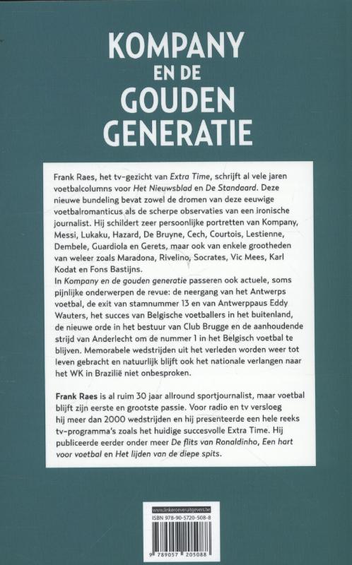 Achterkant van Kompany en de gouden generatie