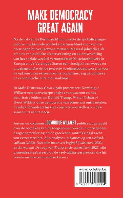 Achterkant van Make Democracy Great Again