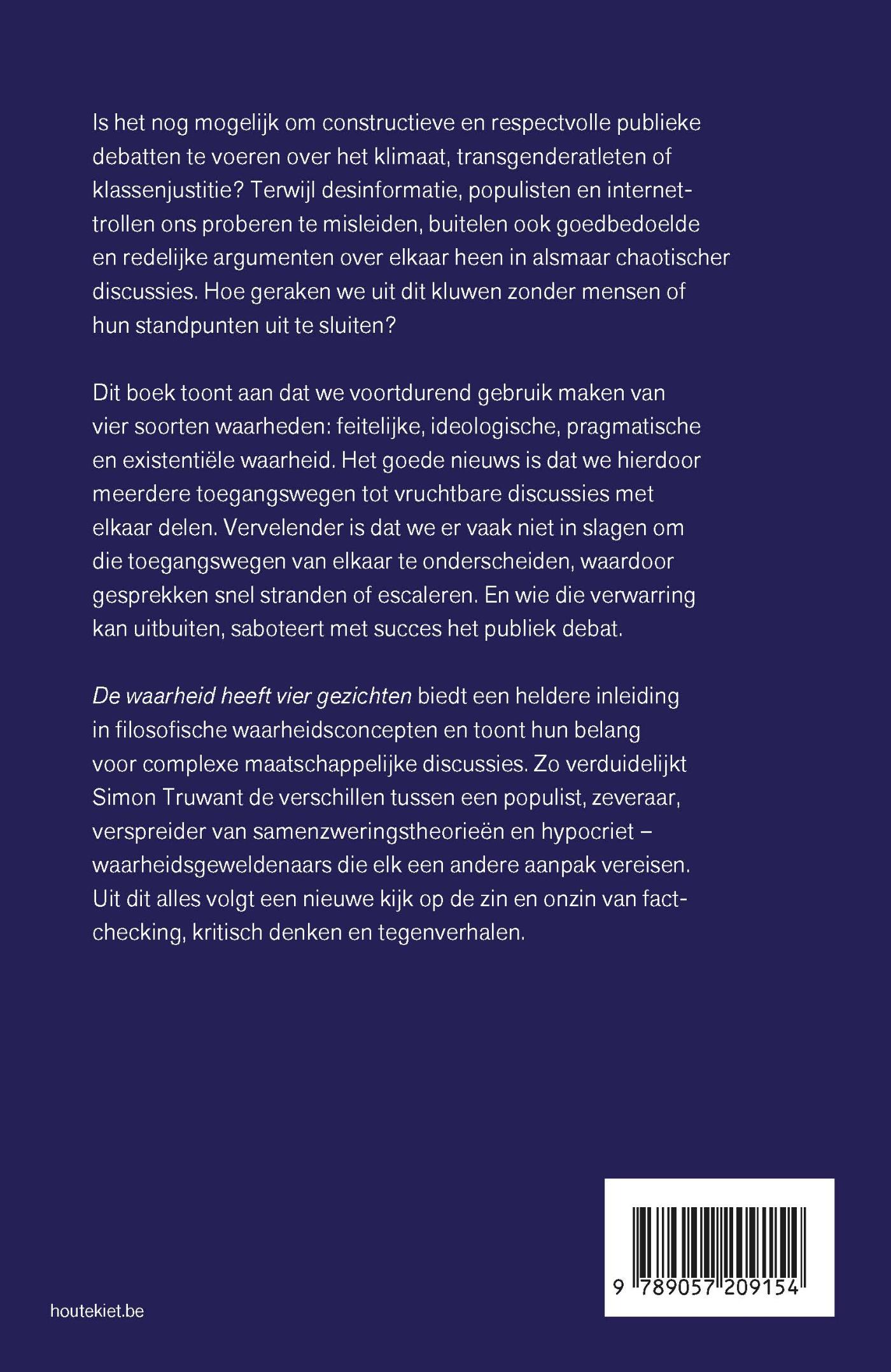 Achterkant van De waarheid heeft vier gezichten