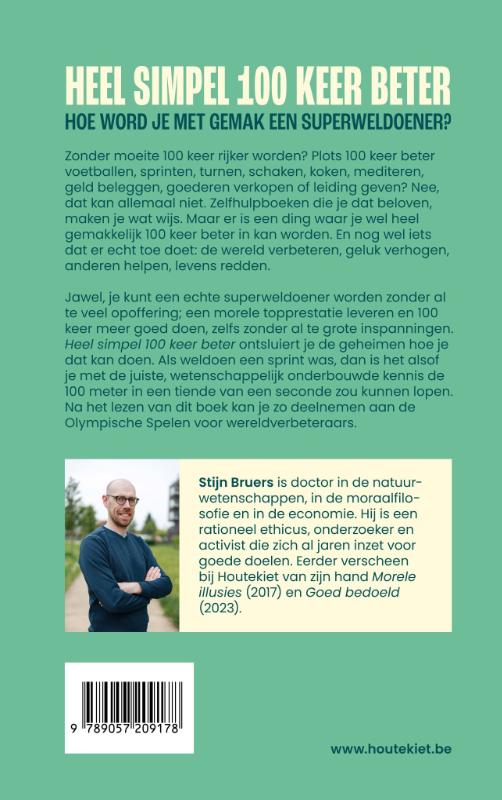 Achterkant van Heel simpel 100 keer beter