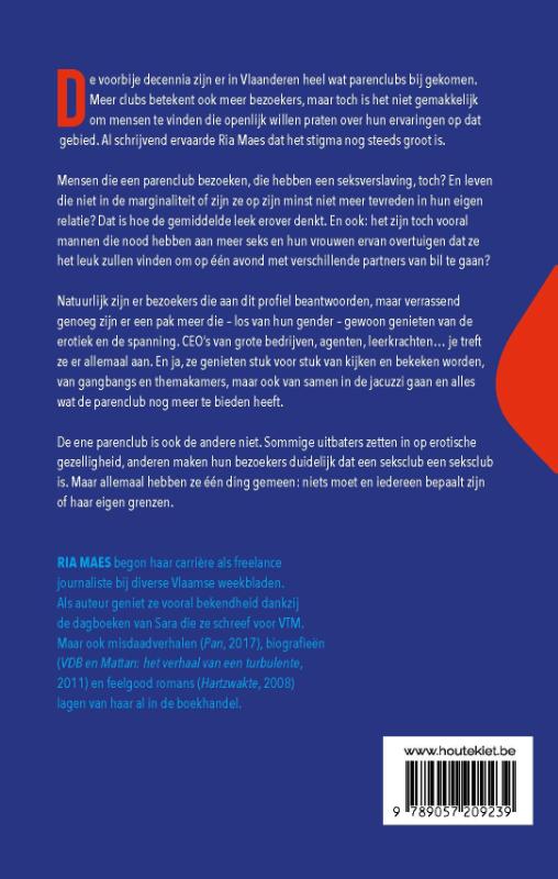 Achterkant van Samen naar de parenclub