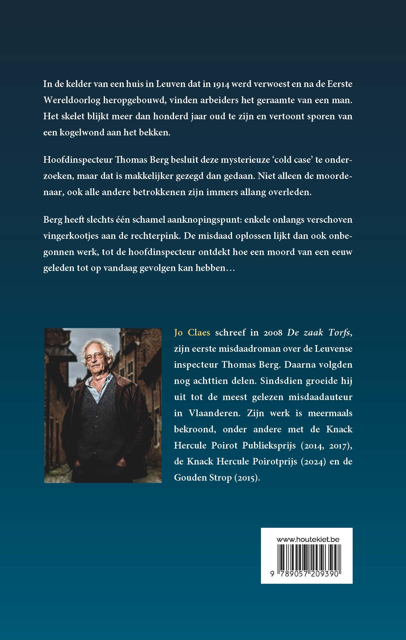 Achterkant van Het skelet in de Hanengang