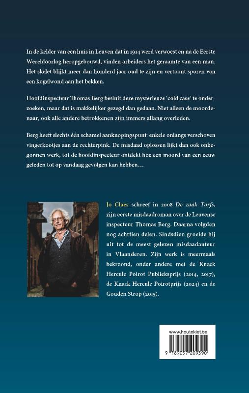 Achterkant van Het skelet in de Hanengang