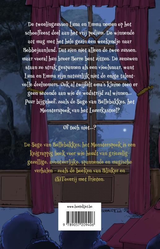 Achterkant van De Sage van Bullebakkes het monsterspook