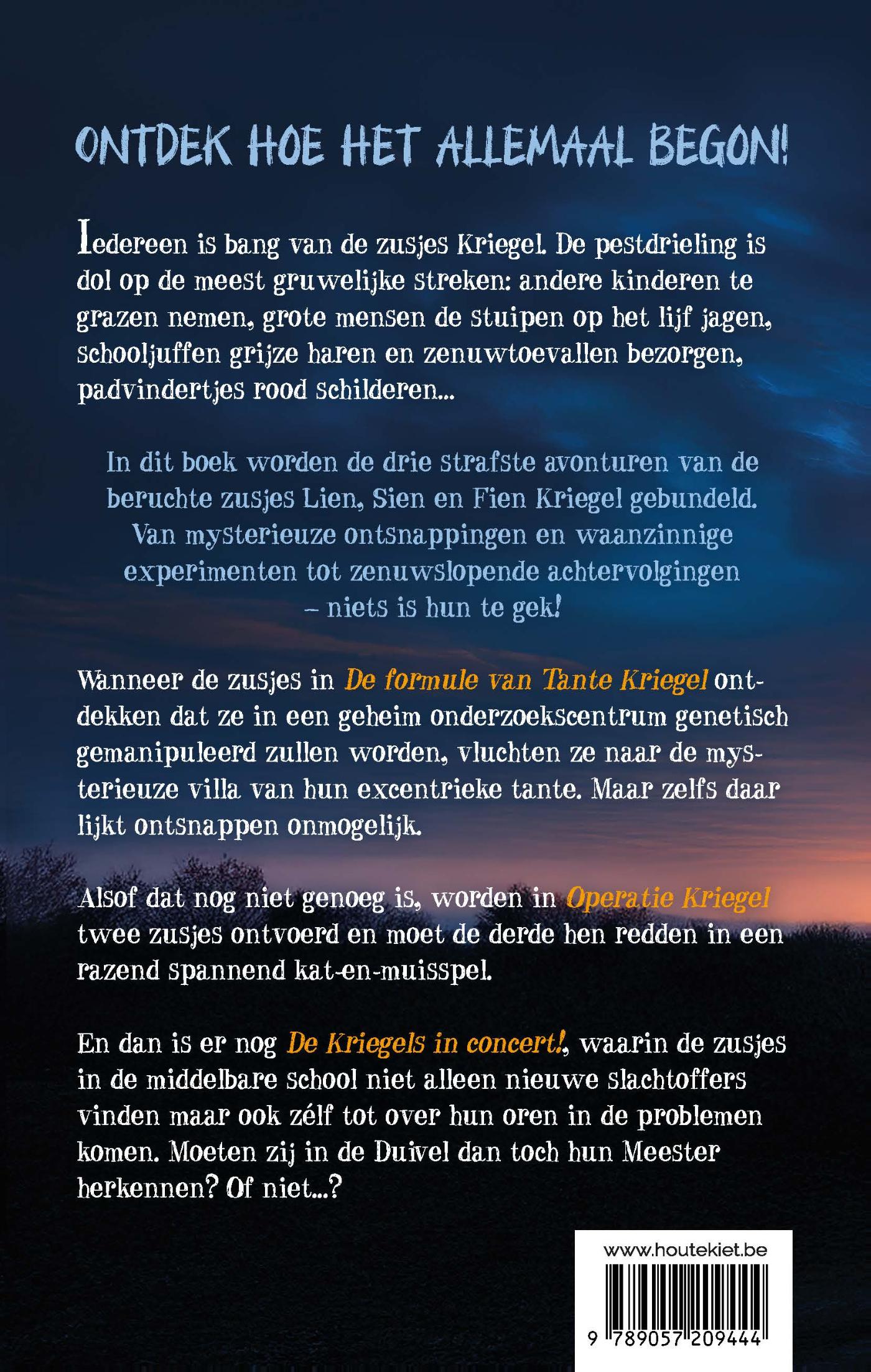 Achterkant van Driemaal kriegels is duivelsrecht