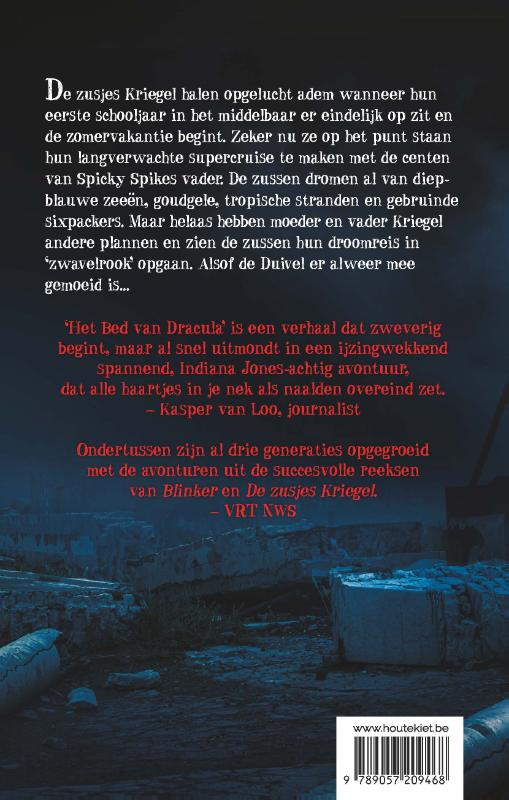 Achterkant van Het bed van Dracula