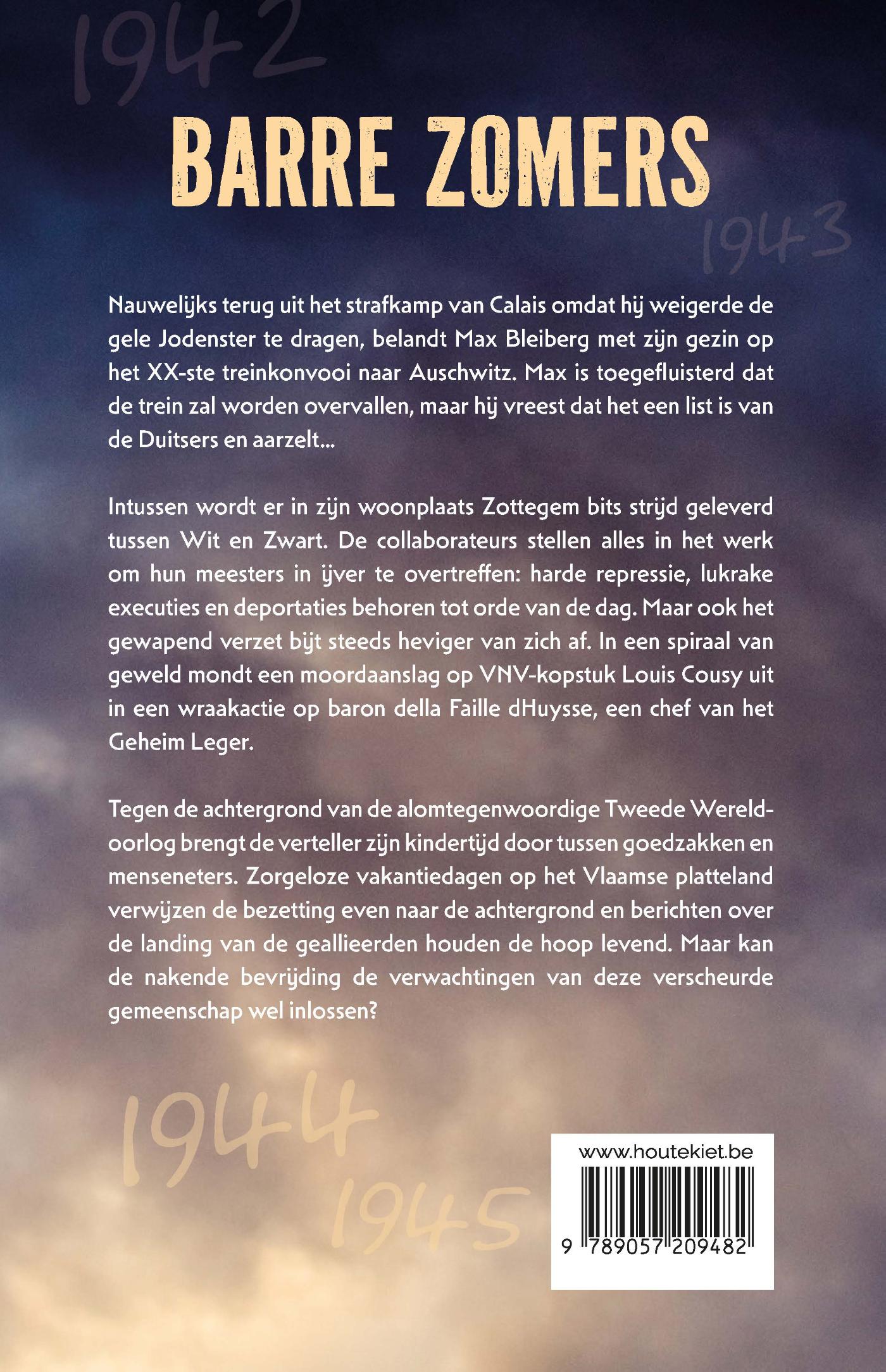 Achterkant van Barre zomers