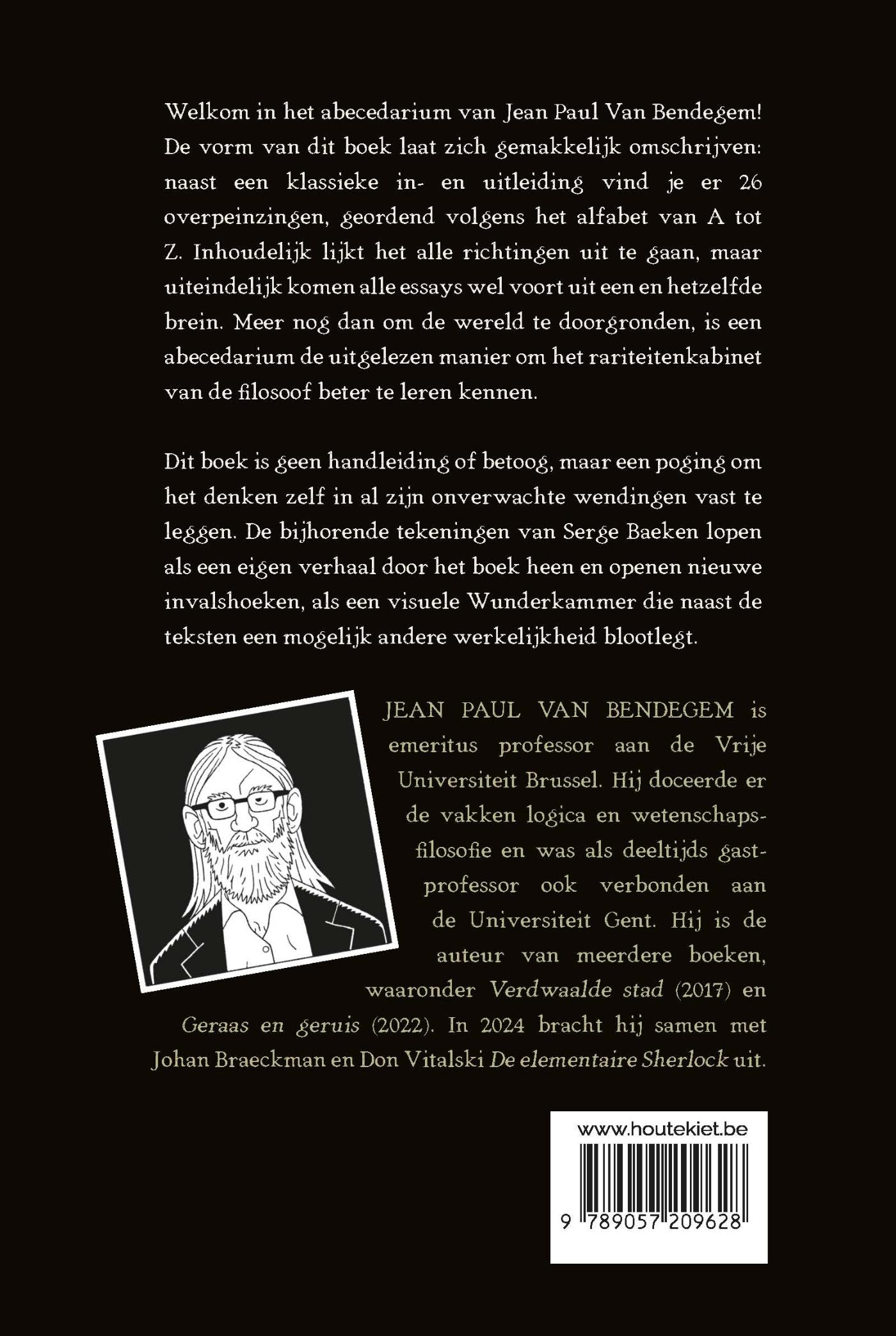 Achterkant van Abecedarium