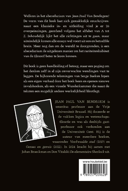 Achterkant van Abecedarium