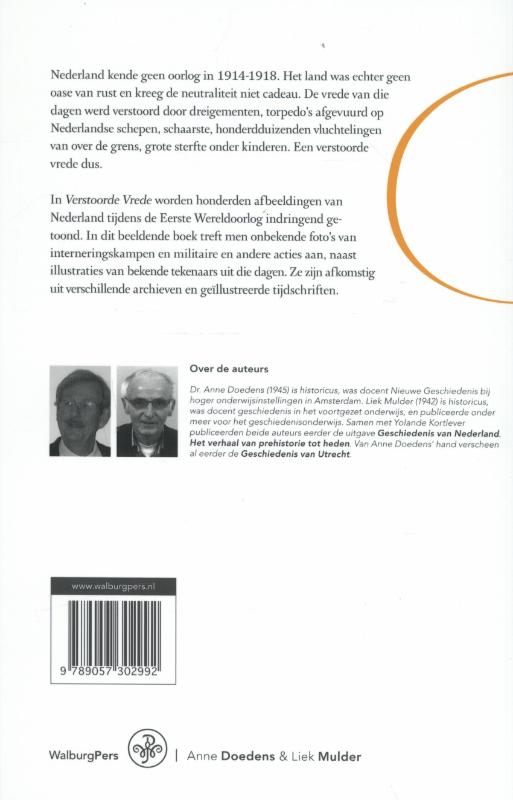Achterkant van Verstoorde vrede