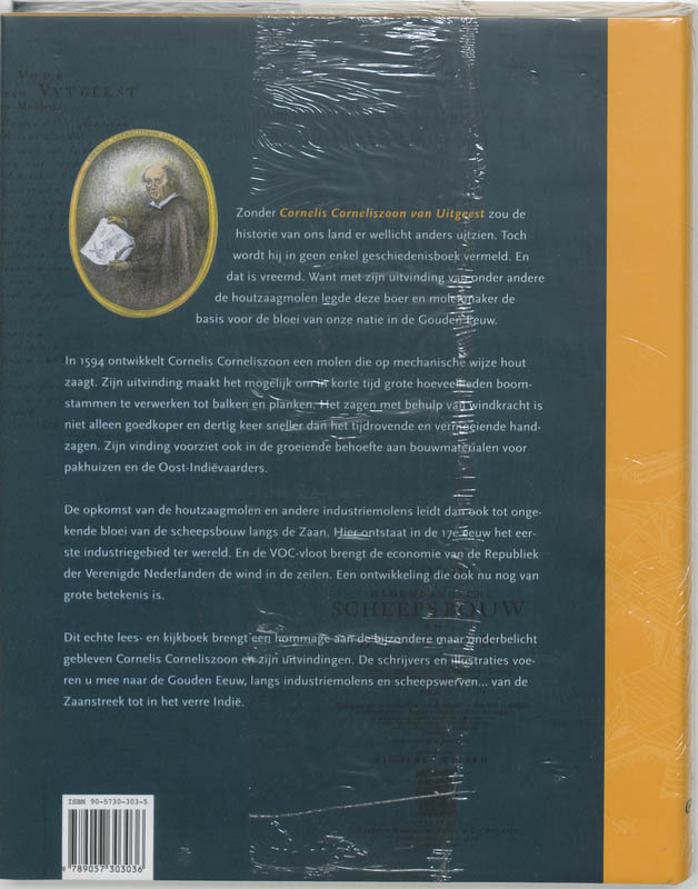 Achterkant van Cornelis Corneliszoon van Uitgeest